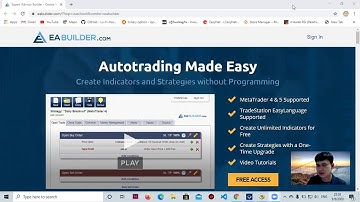 สร้าง Indicator EMA Cross + RSI  โดย EAbuilder