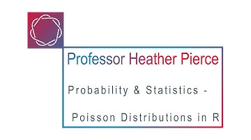 Poisson Distributions in R