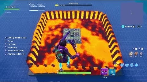 My Fortnite lava 1v1 map