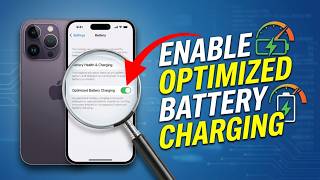 How to Enable Optimized Battery Charging on iPhone 14 Pro iOS 26