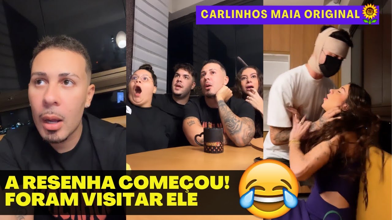 GRANDE SURPRESA | NÃO AGUENTARAM QUANDO VIRAM COMO FICOU ROSTO DE RICO 😂😂 | CARLINHOS MAIA 🌻