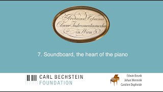 Restoring a fortepiano for the Carl Bechstein Foundation. 7. Soundboard, the heart of the piano