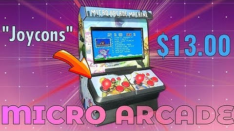 The 2P Micro Arcade Machine for $13 - It Has Detachable Controls...