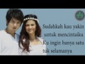 nicky tirta ft vanessa angel indah cintaku lyric