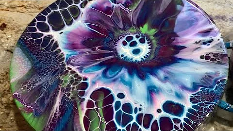 280. Happy Accidents & Fluid Art Blooms Without A House Paint Base! /sheleeart /pouring medium