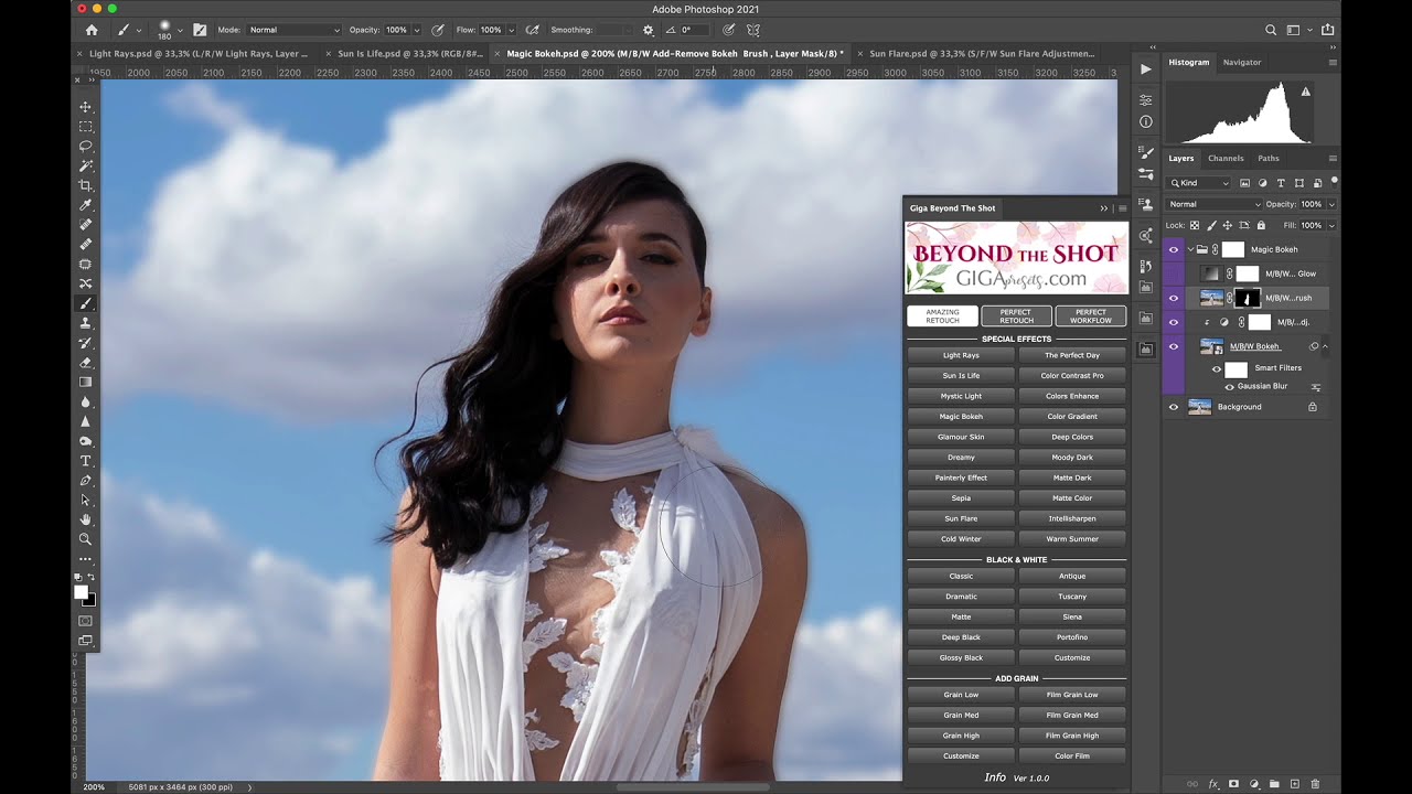 How to use Wedding Actions Panel for Photoshop