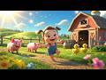 Baby’s Sunny Farm Fun 🌞🚜 | Learn Farm Animals &amp; Sounds for Kids | Fun Preschool Adventure