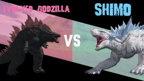 Evolved godzilla vs Shimo (Part 1) | Age of titans