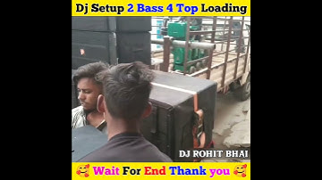 Dj Setup 2 Bass  4 Top Loading #dj #djsetup #djsound #viral #shorts