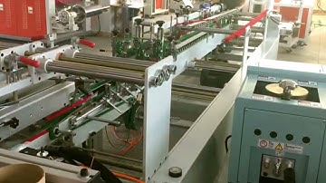 Boxes paste equipment fully automatic operation video