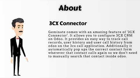 How to connect 3CX with Odoo ? [ www.geminatecs.com ]