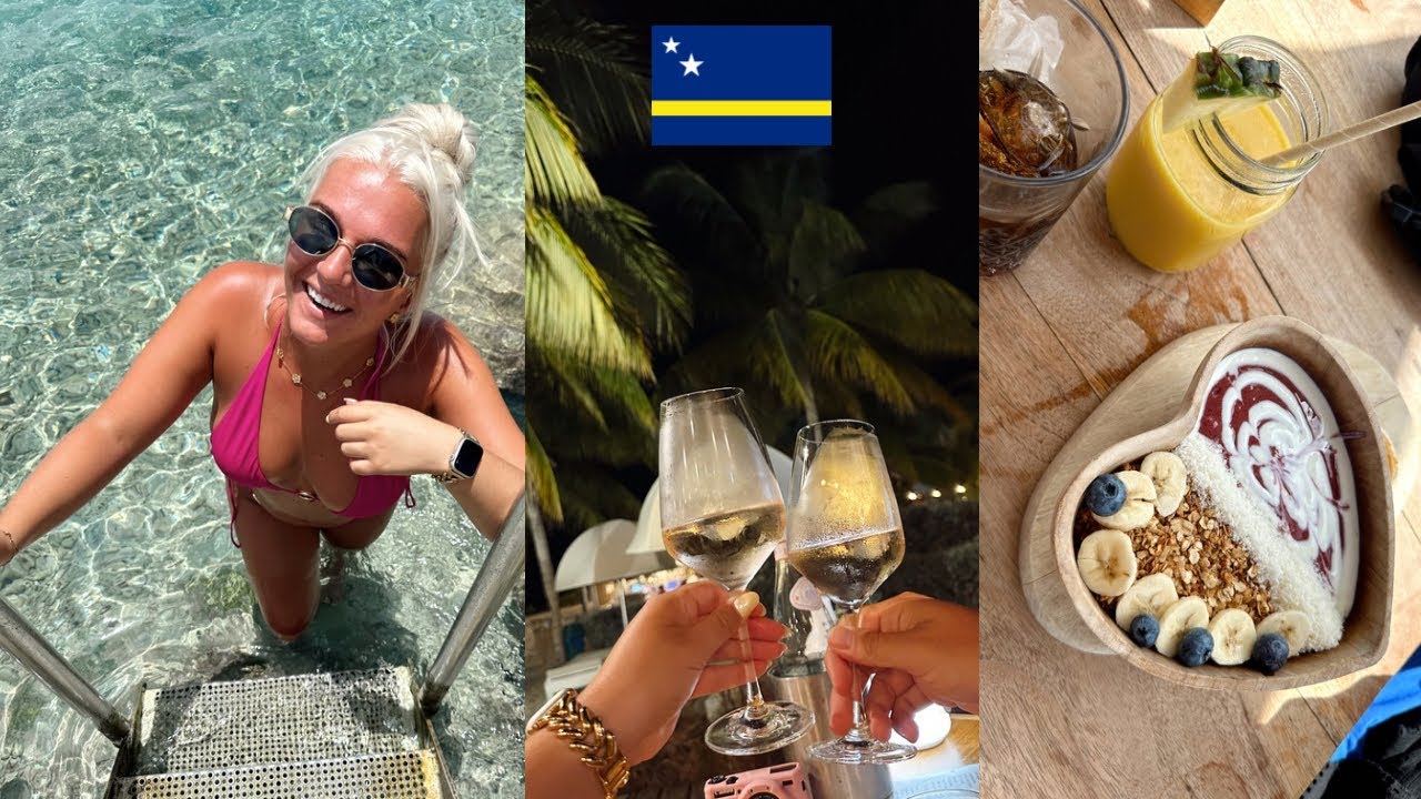 Nieuw FAVORIET strandje ontdekt op CURAÇAO!😍🏖️ Ontbijten bij Bliss the berry!🍴Heel veel SNORKELEN!🤿