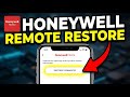 How to restore your Honeywell Home smart thermostat remotely - Full Guide