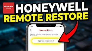 How to restore your Honeywell Home smart thermostat remotely - Full Guide