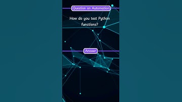 Top SQA Automation Questions for Viva Test | Software Testing Prep