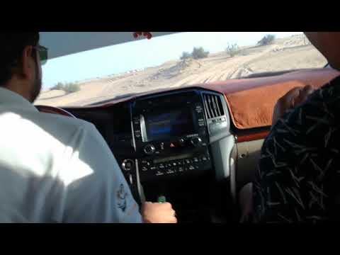 (Full HD) Extreme Accident in Dubai Desert Safari, Toyota Land Cruiser V8