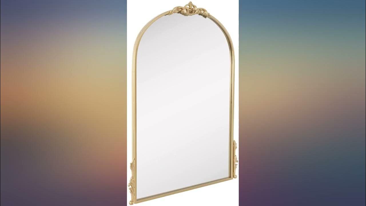 Hobby Lobby Home Decor Carved Elegant Gold Arch & Flourish Wall Mirror