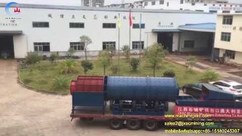 Alluvial Tin ore washing machine drum scrubber washing machine for tin process plant