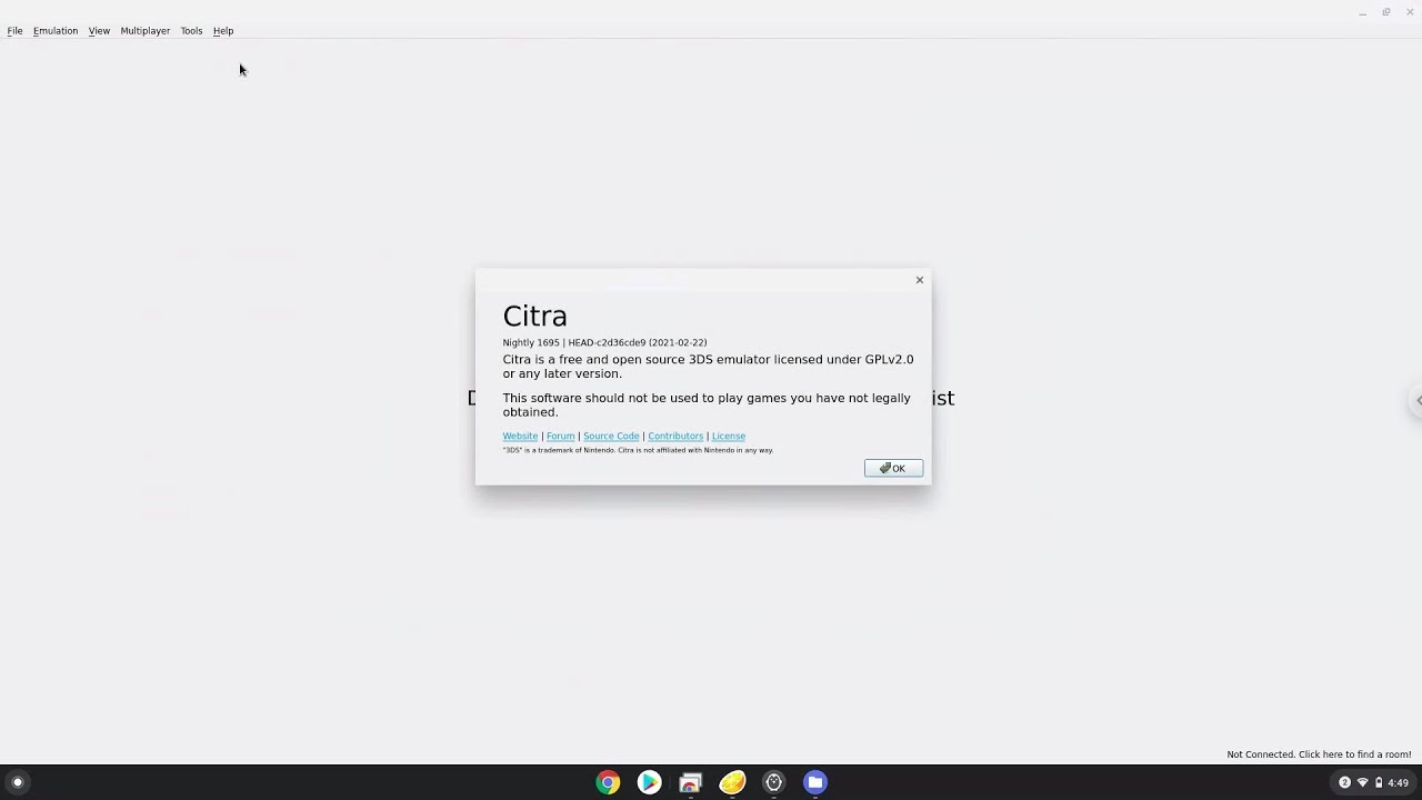 How to Citra Emulator a Chromebook - YouTube