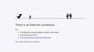 There is no Internet connection - Chrome game screenshot 1