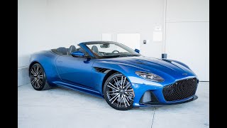 Dominant, Dynamic, And Deeply Fulfilling - 2022 Aston Martin DBS Convertible In Ming Blue