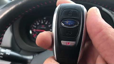 Subaru smart key programming