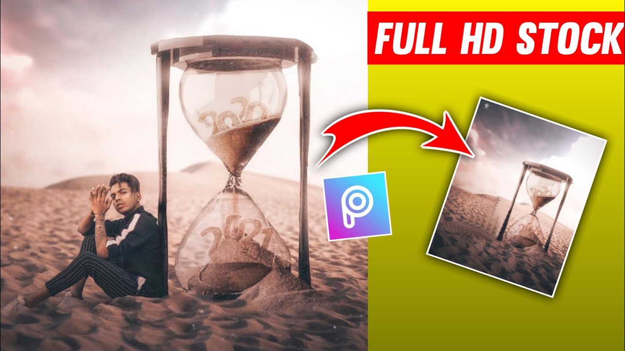 Pranav Pg Special Happy New Year Photo Editing | pranav pg new photo editing - Picsart Tutorial