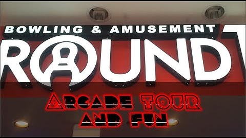 Round One Arcade Tour and Fun