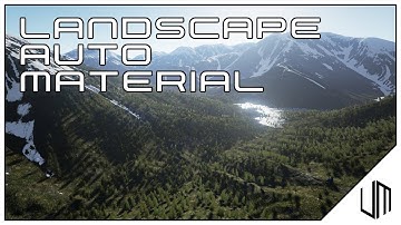 How to make a LANDSCAPE AUTO MATERIAL in Unreal Engine