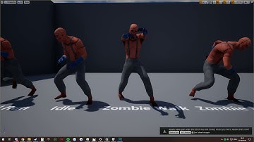 Horror Game AI Enemy Animation