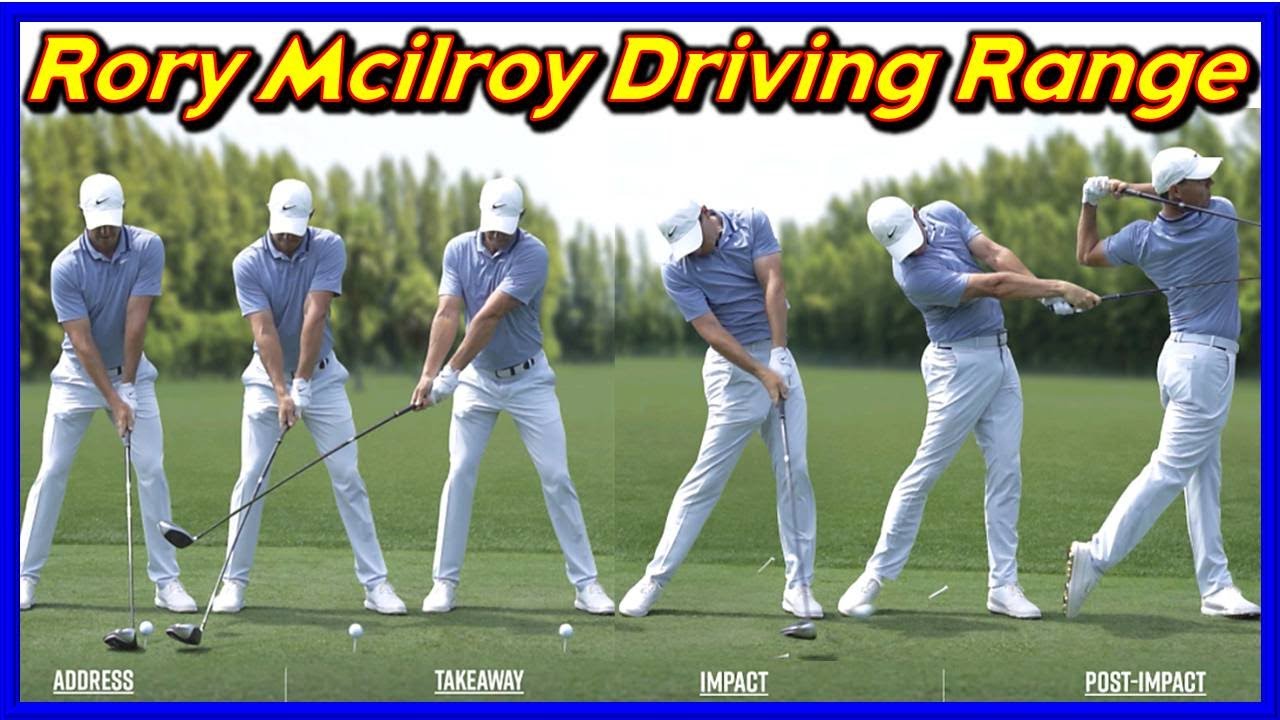 PGA Perfect Swinger "Rory Mcilroy" Solid Range Swing & Slow Motionsㅣ