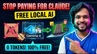Stop Paying for Claude! Free Local AI in VS Code #gemma4 #claude #vscode