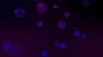 animated circle particle bubble flying | video stock footage