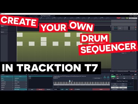 Tracktion 7 Tutorial - Step Sequencer and Sampler Plugin