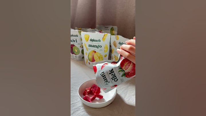 تجربة الفواكة المجففة بالتبريد  2 part 🍓