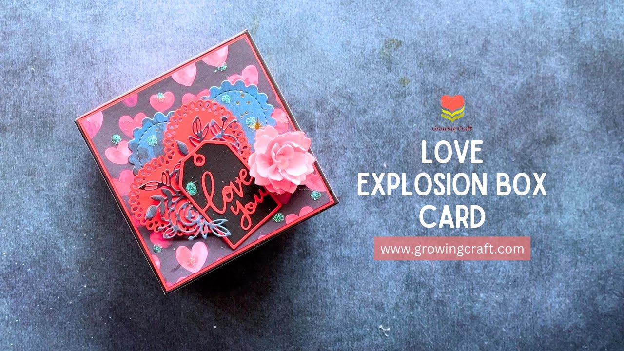 Valentine's day Gift Love explosion box card for valentine's day # ...