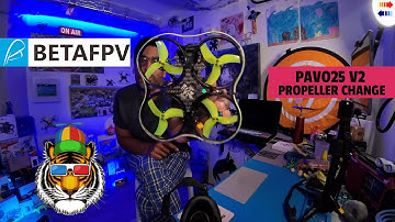 How to change pavo 25V2 propellers, Pavo25 V2 Frame Kit, Gemfan D63 Ducted 3-Blade installation