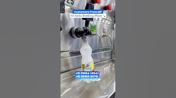 Soda bottling plant 🍾| soda bottle machine | soda machine | soda making machine | call kare aabhi☎️