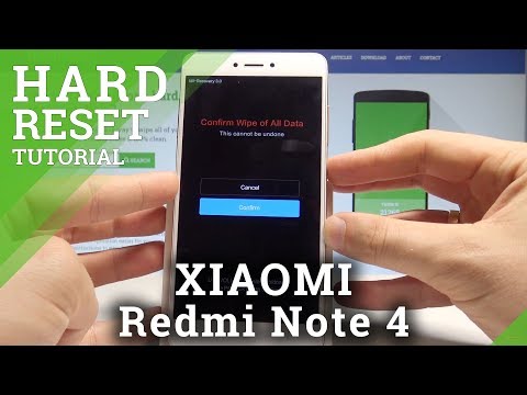 How to Hard Reset XIAOMI Redmi Note 4 - Bypass Screen Lock / Wipe All Data