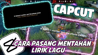 CCP LIRIK LAGU CAPCUT