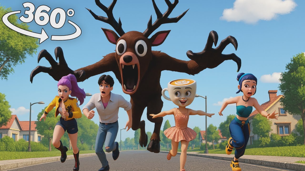 Jinu & Rumi Knag’s Escape from 99 Night Deer | 360° VR 8K