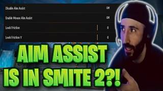 HIREZ ADDED AIM ASSIST TO SMITE 2?!? (Should They Keep It?)