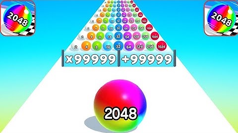 Ball Run 2048, Ball Master, A-Z Run 2048 - Max Level Gameplay Walkthrough Android, iOS New Mobile