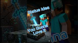 Statue Tutorial #shorts  #minecraft #minecraftshorts #gaming #minecraftbuilding #videogames