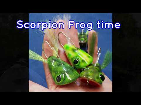 Making a Topwater Frog, the Scorpion Jump Frog 