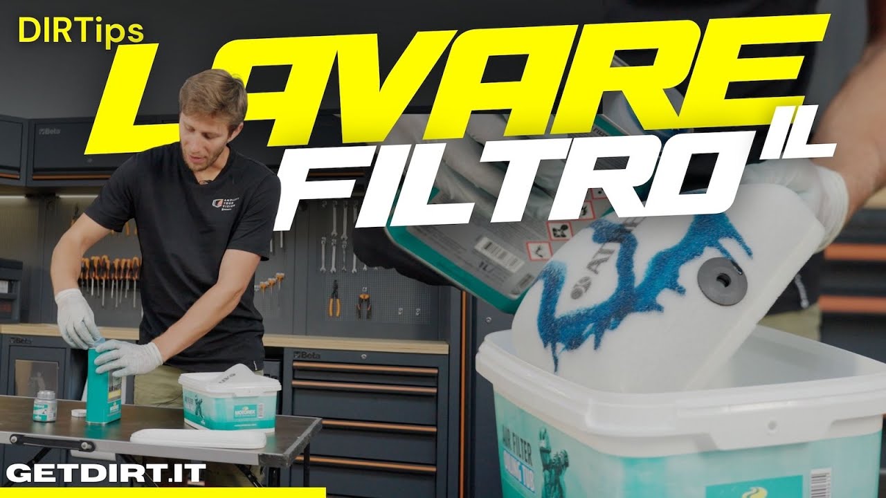Come lavare filtro aria moto: tutti i segreti! Manutenzione moto da cross
