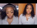 WHAT!!! ISSA WATER WAVE BOB WIG!!! | WIG INSTALL + HOW TO MAKE IT LOOK NATURAL X NABEAUTYHAIR.COM