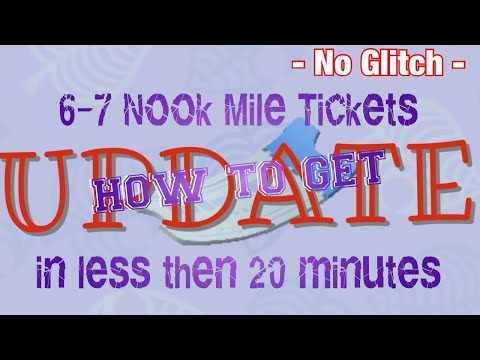 [UPDATE] 20 NOOK MILE TIKET setiap 60 Menit | NO glitch | tutorial | Animal Crossing New Horizons
