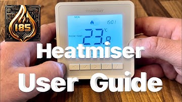 Heatmiser Thermostat USER GUIDE #heatmiser #userguide #howtouse #thermostat