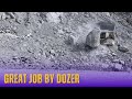 Building a Service Road With Komatsu D375A-8 Bulldozer Amazing Construction Work